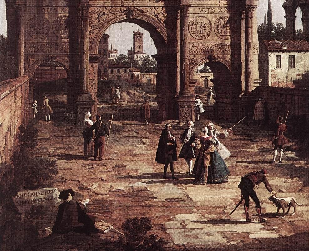 罗马 作者 乔瓦尼·安东尼奥运河（Canaletto）