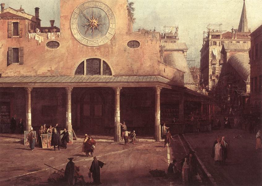 San Giacomo di Rialto 作者 乔瓦尼·安东尼奥运河（Canaletto）