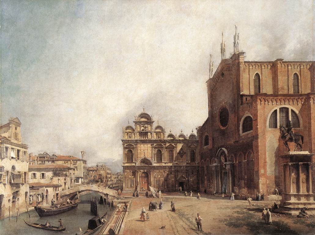 圣徒约翰和保罗和圣马可学院 作者 乔瓦尼·安东尼奥运河（Canaletto）