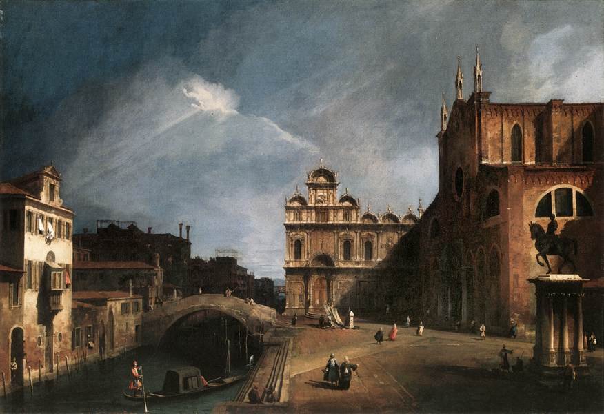 圣徒约翰和保罗和圣马可学院 作者 乔瓦尼·安东尼奥运河（Canaletto）