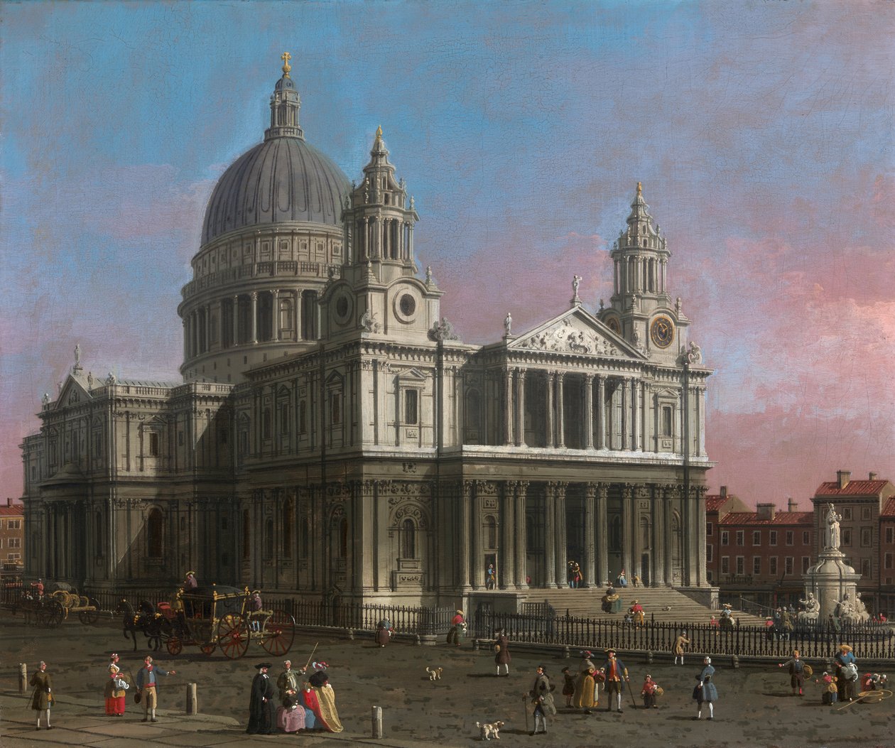 圣保禄大教堂，1754年 作者 乔瓦尼·安东尼奥运河（Canaletto）