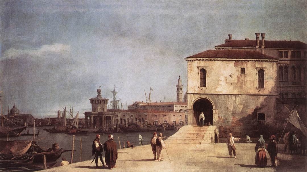 Fonteghetto della Farina 作者 乔瓦尼·安东尼奥运河（Canaletto）