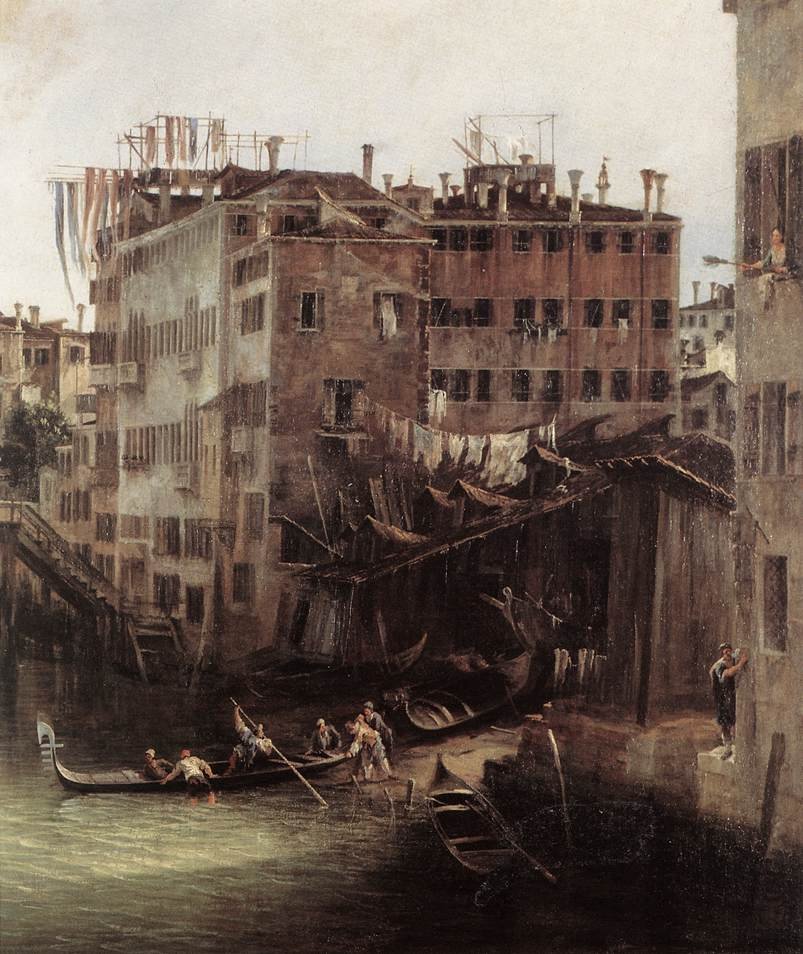 Rio dei Mendicanti 作者 乔瓦尼·安东尼奥运河（Canaletto）