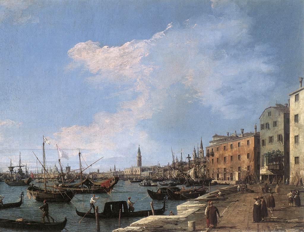 Riva degli Schiavoni 作者 乔瓦尼·安东尼奥运河（Canaletto）