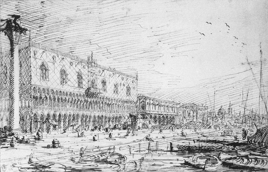 威尼斯 作者 乔瓦尼·安东尼奥运河（Canaletto）