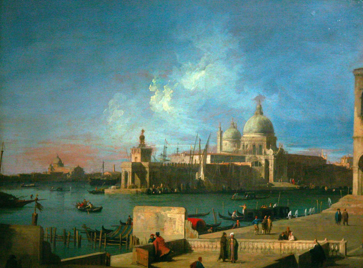 观点的圣玛丽亚della致敬 作者 乔瓦尼·安东尼奥运河（Canaletto）