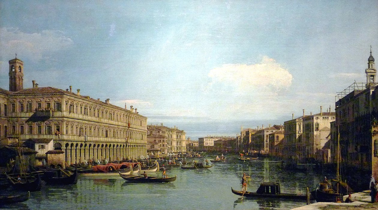 大运河的看法 作者 乔瓦尼·安东尼奥运河（Canaletto）