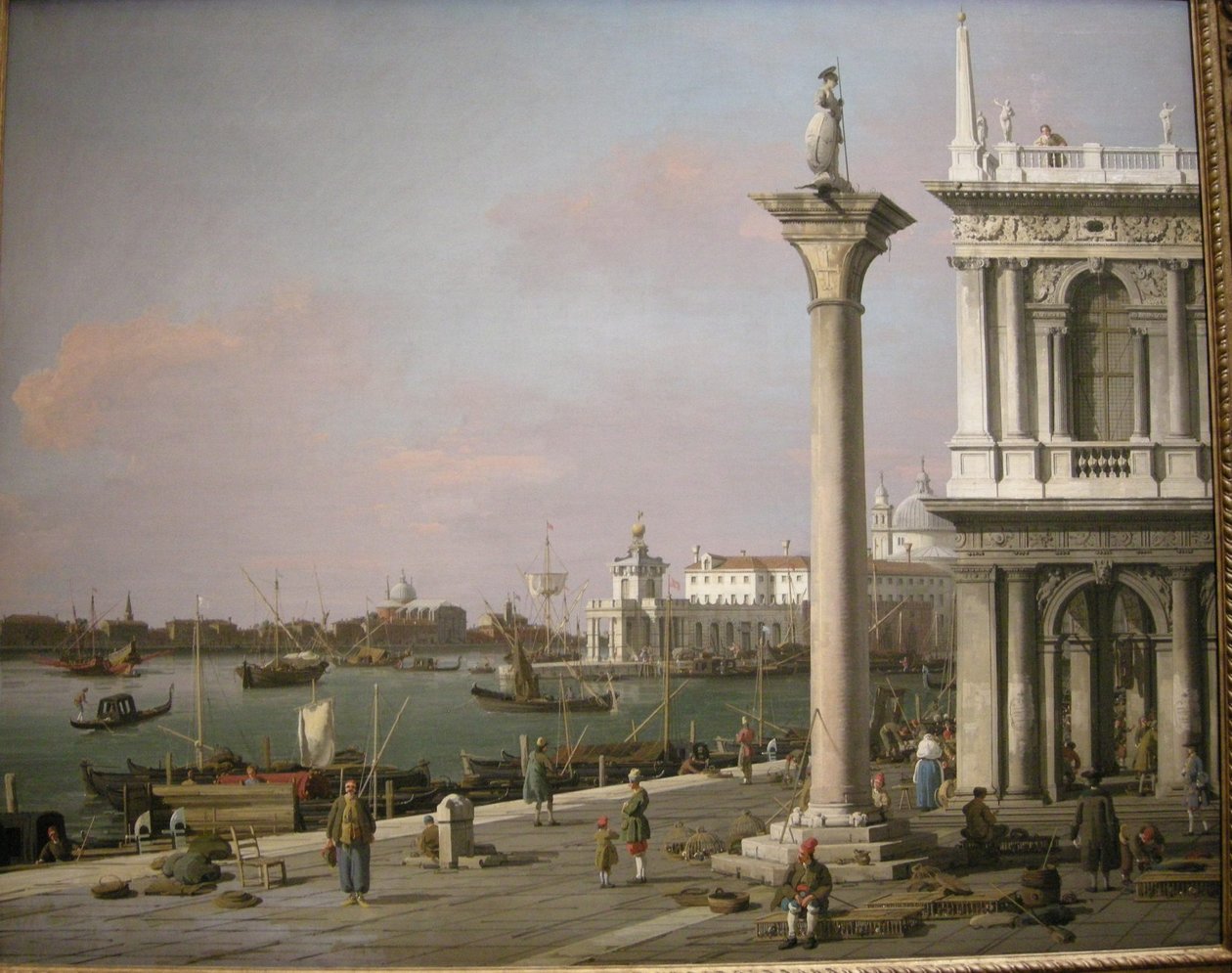 从广场的圣马可盆地 作者 乔瓦尼·安东尼奥运河（Canaletto）