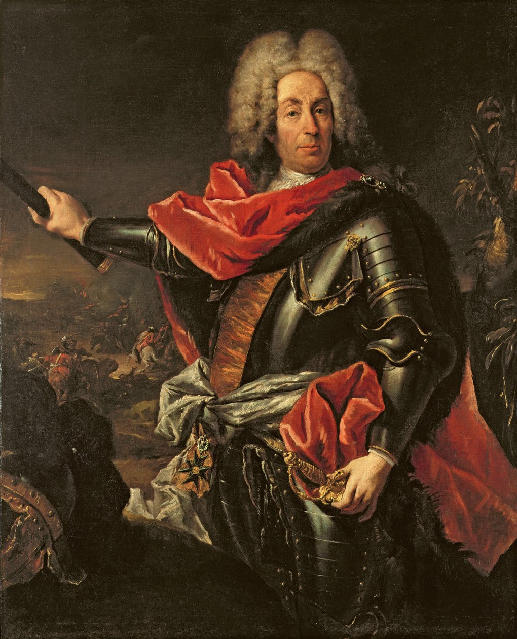 Johann Matthias von der Schulenburg将军伯爵 作者 乔凡尼·安东尼奥·瓜迪
