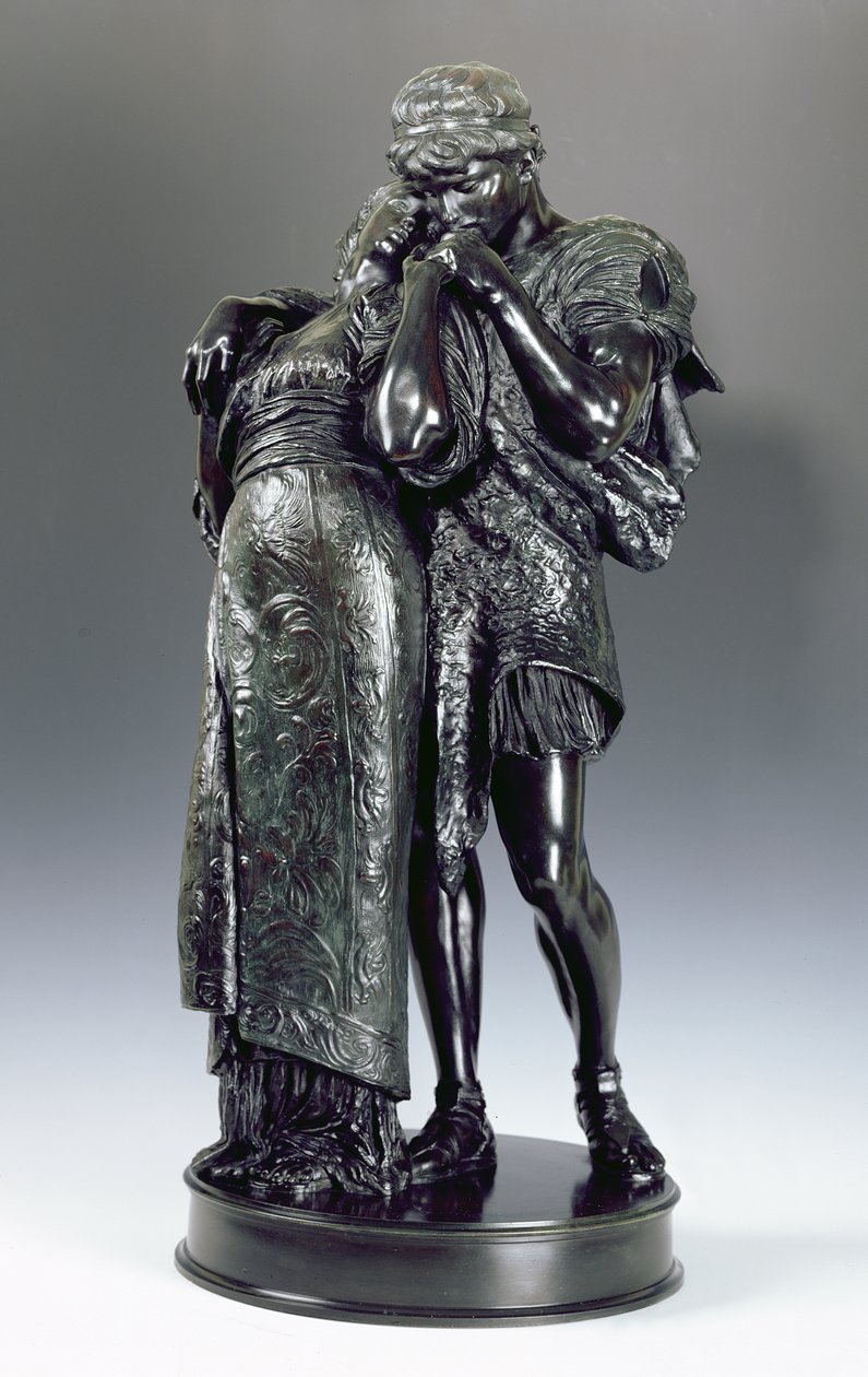 结婚，c.1885（青铜） 作者 乔凡尼·巴蒂斯塔·阿曼多拉