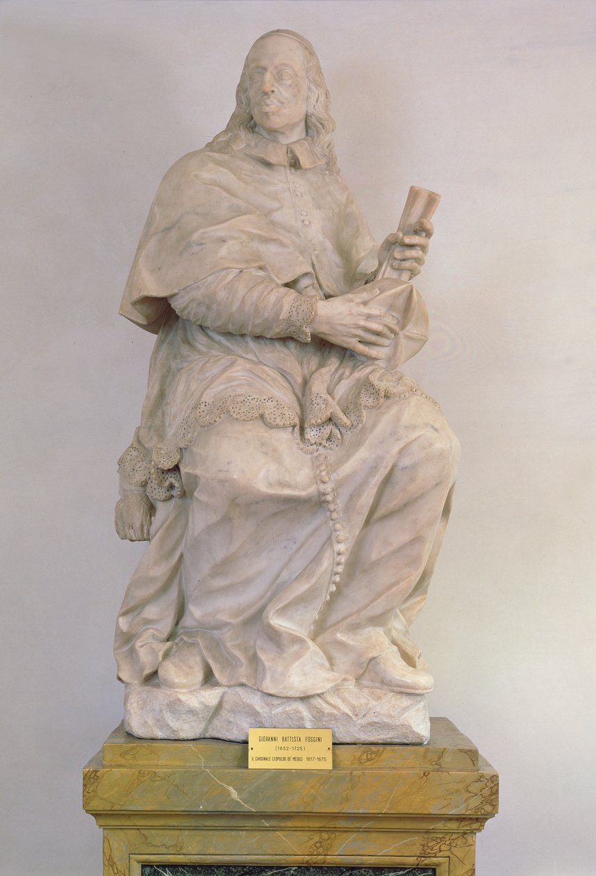 红衣主教Leopold de&39;Medici（大理石） 作者 乔凡尼·巴蒂斯塔·福吉尼
