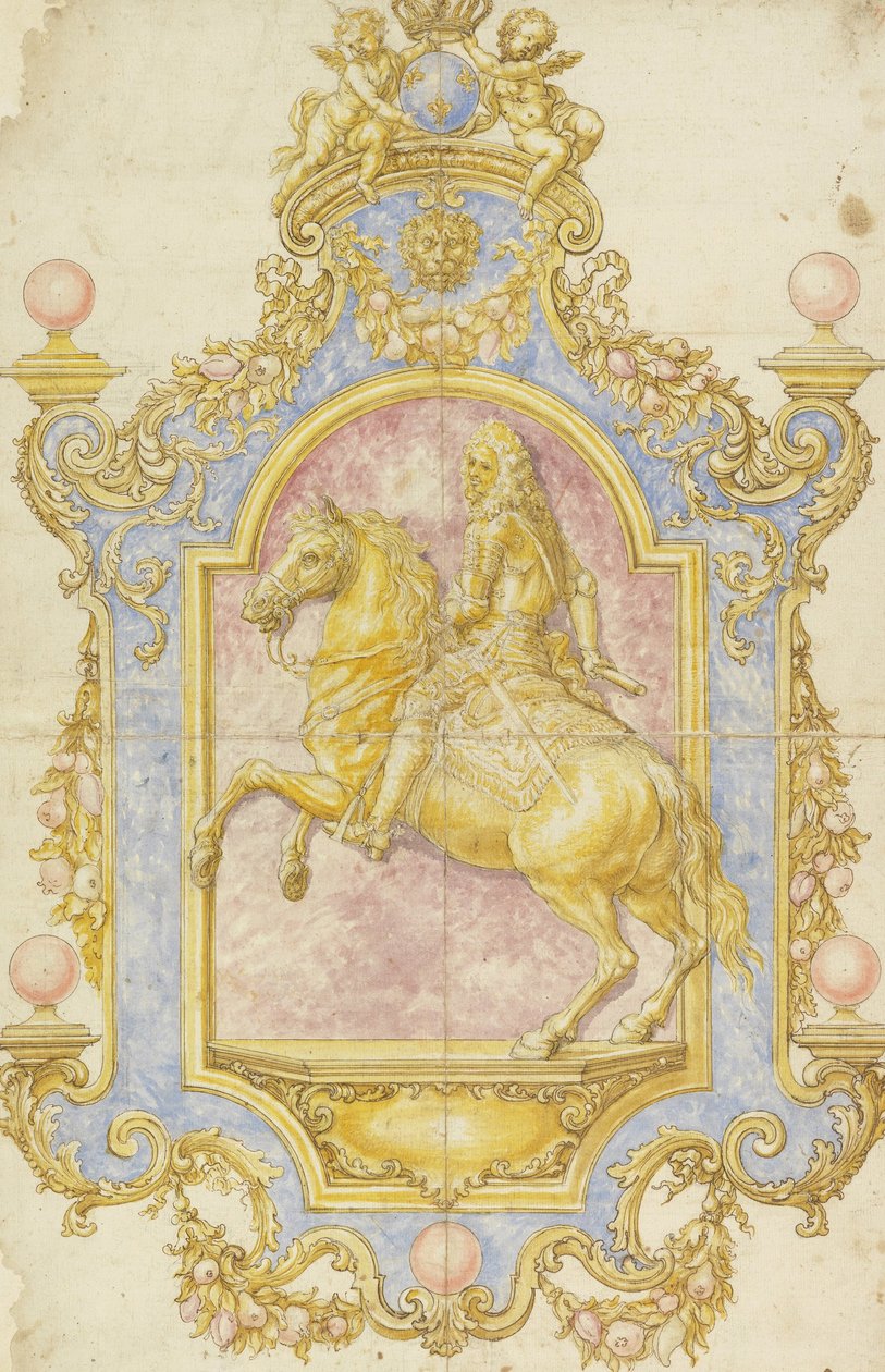 Cosimo III de Medici的墙面装饰 作者 乔凡尼·巴蒂斯塔·福吉尼
