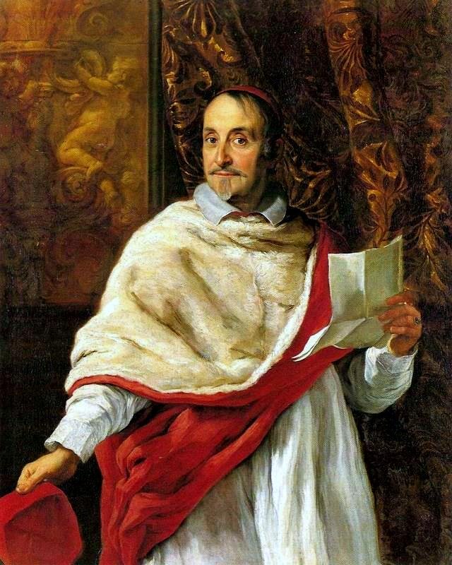 红衣主教Luigi Alessandro Omodei的肖像 作者 乔瓦尼·巴蒂斯塔·高利