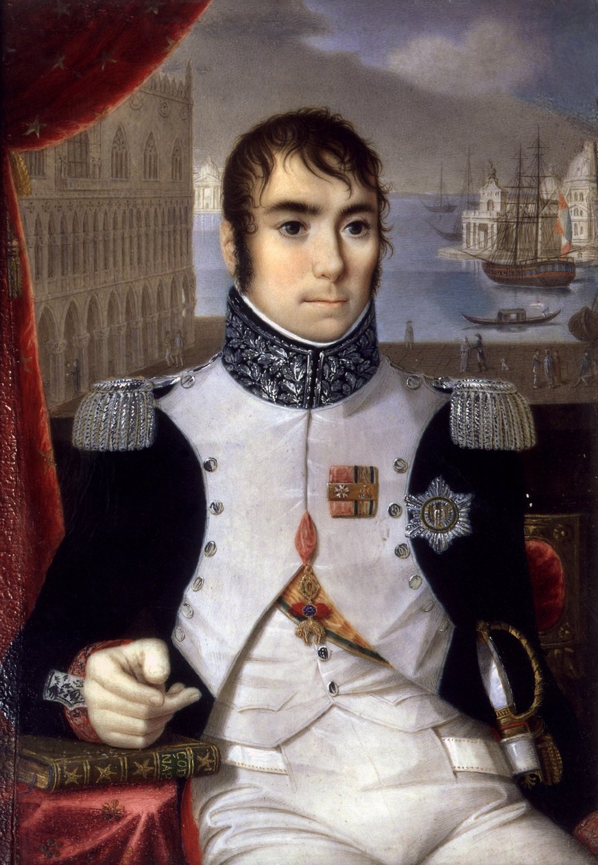 Eugene de Beauharnais（1781-1824）1805年意大利总督的肖像 作者 乔凡尼·巴蒂斯塔·吉戈拉