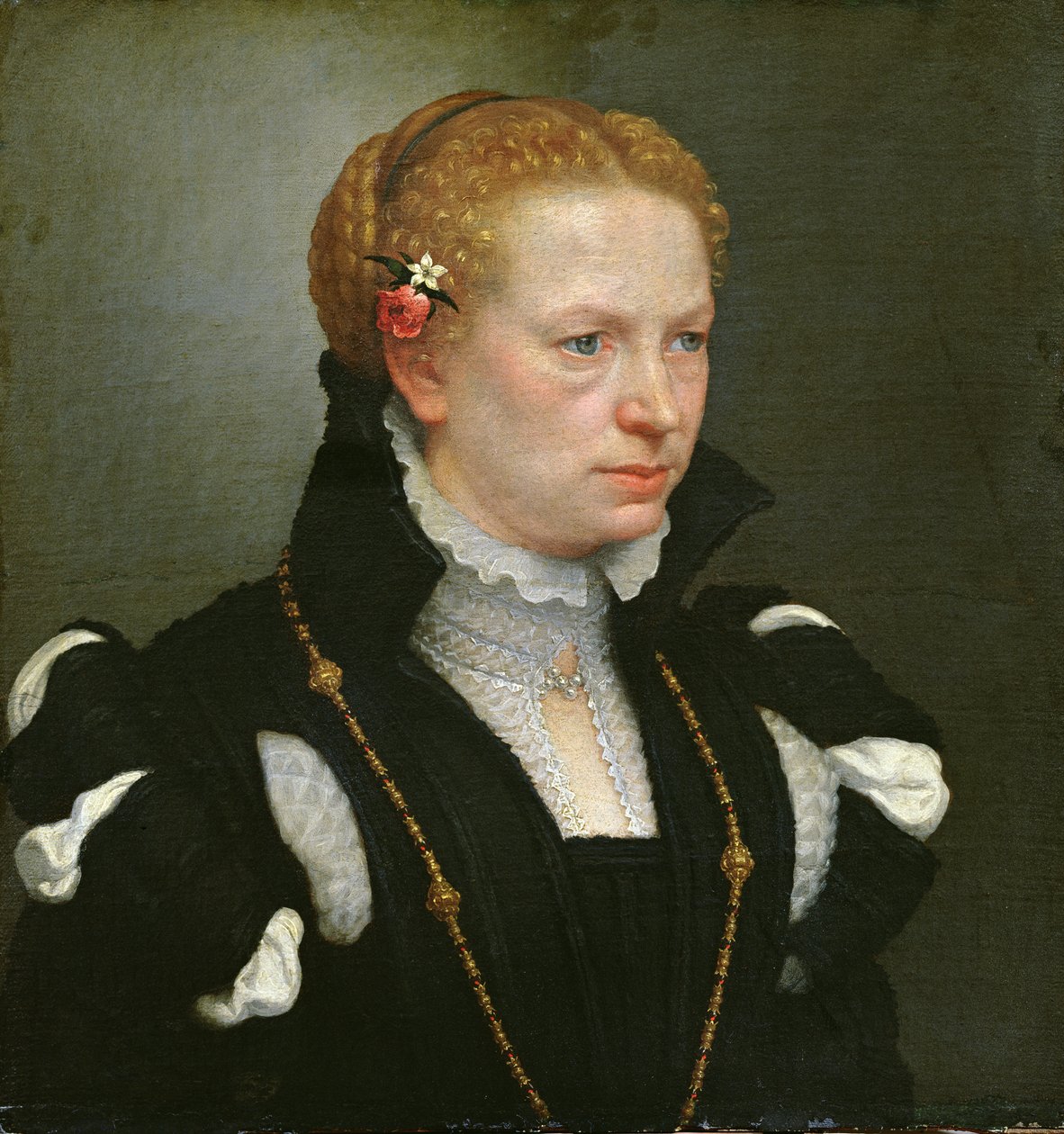 Lucia Vertova Agosti的肖像 作者 乔瓦尼·巴蒂斯塔·莫罗尼