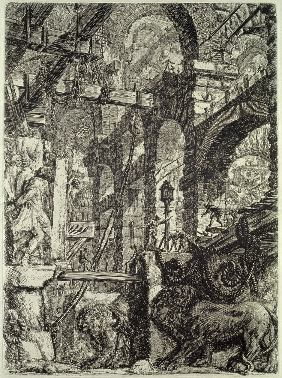 Carceri（监狱）V，1760 作者 乔凡尼·巴蒂斯塔·皮拉涅西