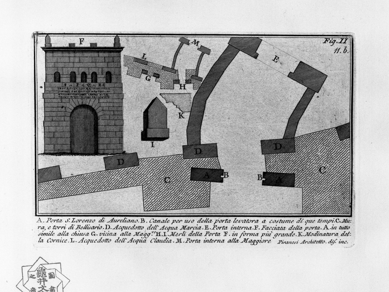 Porta S. Lorenzo di Aureliano 作者 乔凡尼·巴蒂斯塔·皮拉涅西