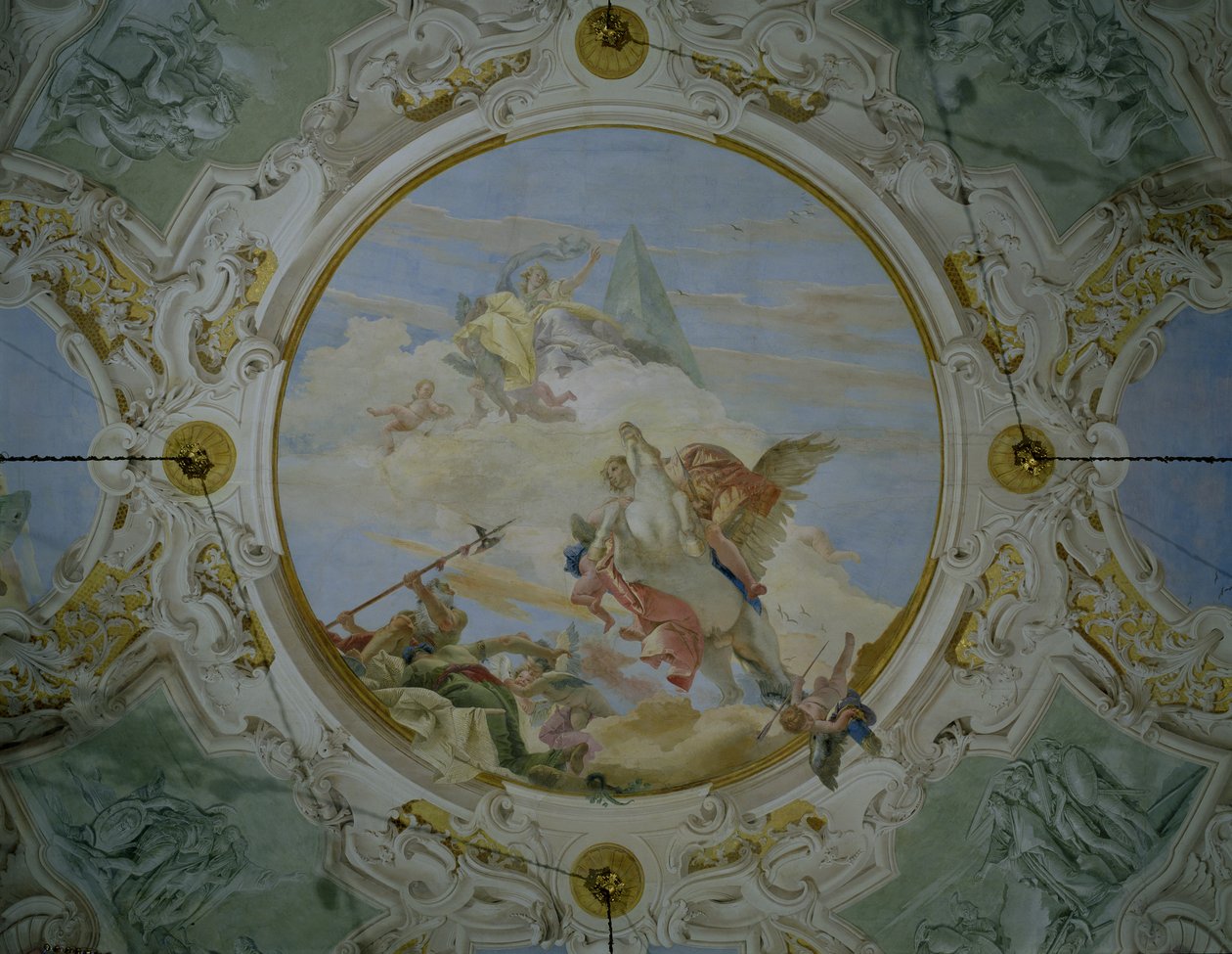Bellerophon Riding Pegasus，c.1746-47 作者 乔凡尼·巴蒂斯塔·提埃波罗
