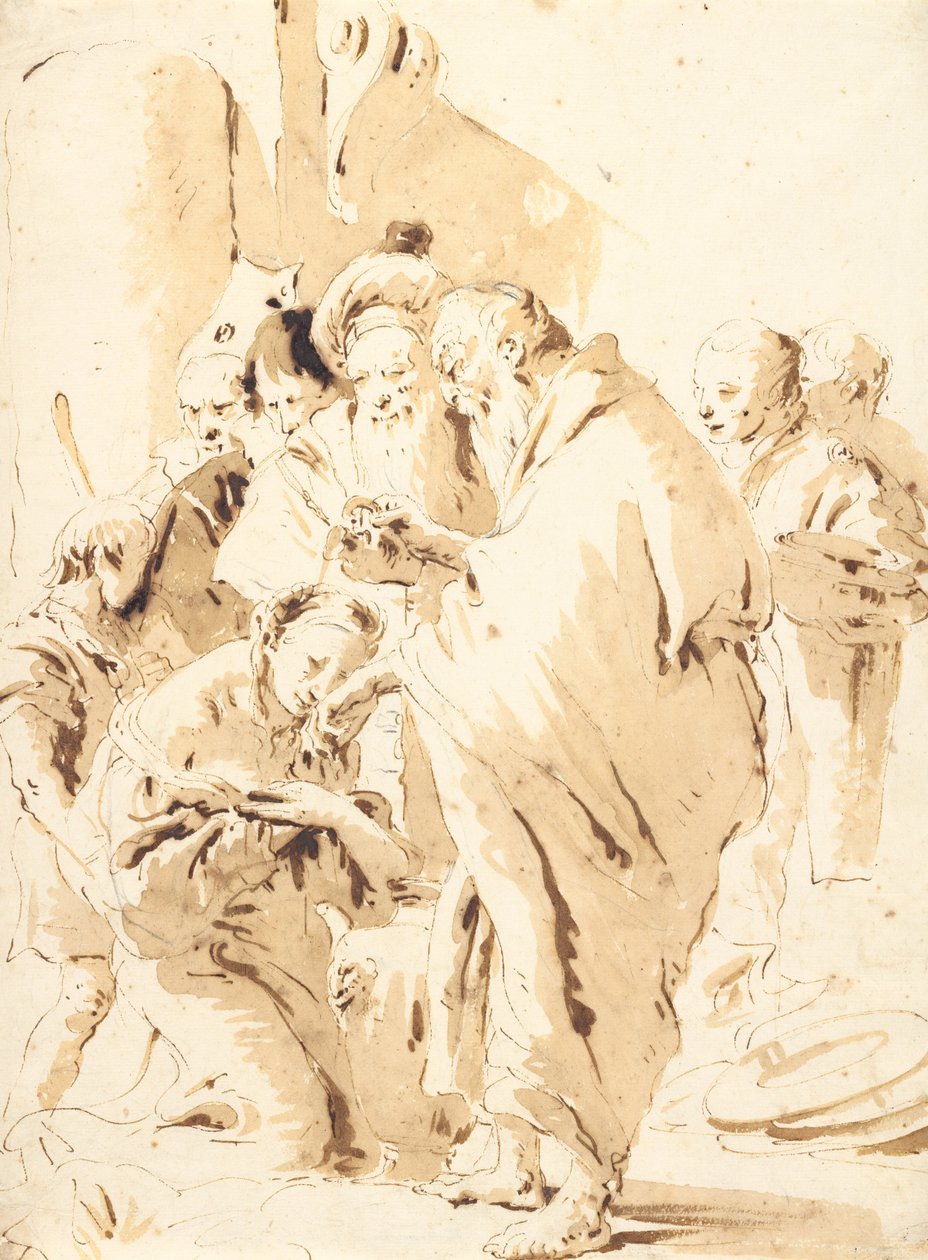 St Prosdocimus施洗St Giustina 作者 乔凡尼·巴蒂斯塔·提埃波罗