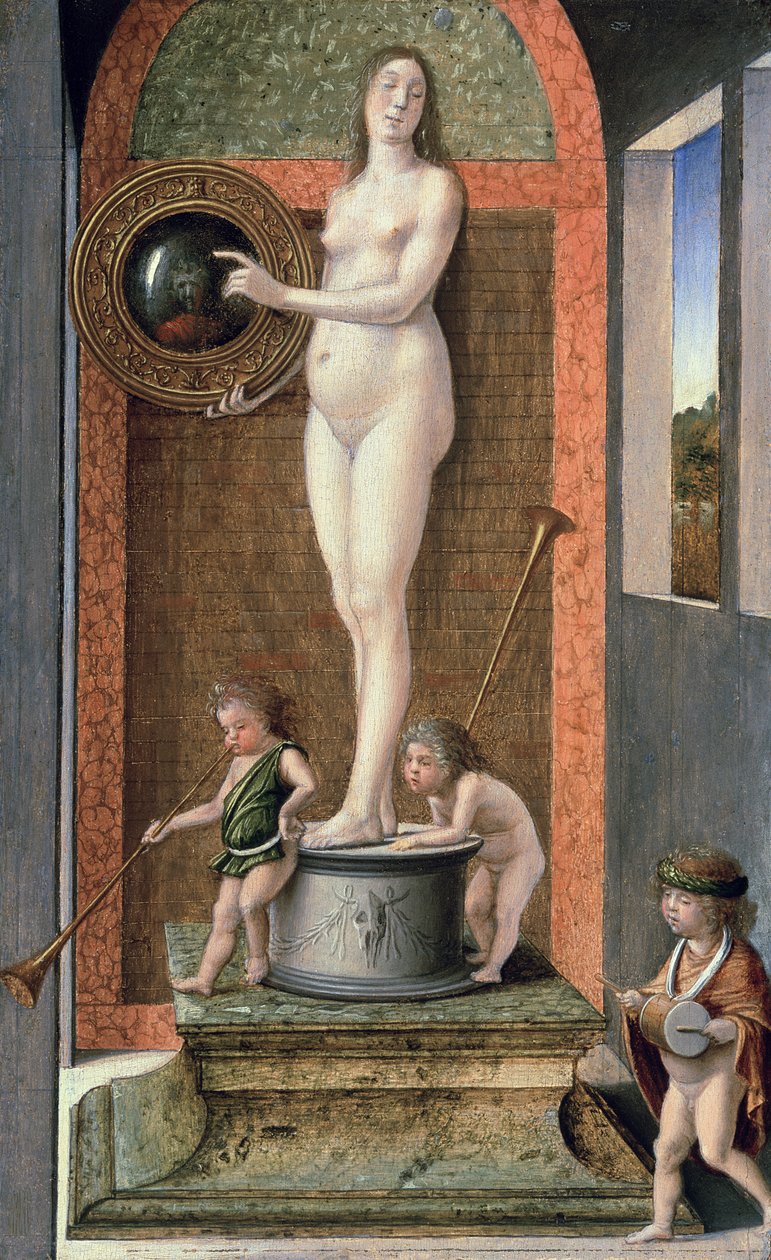 审慎的寓言（2000年以前的修复版见13120） 作者 乔凡尼·贝里尼（Giovanni Bellini）