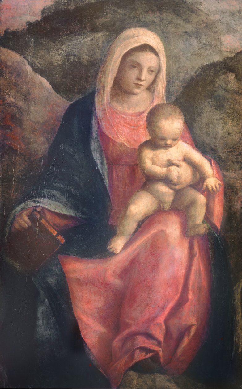 麦当娜和儿童（小组） 作者 乔凡尼·贝里尼（Giovanni Bellini）