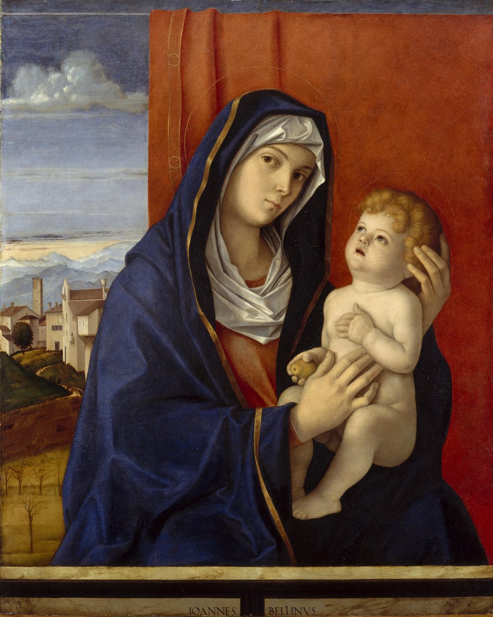 麦当娜和孩子 作者 乔凡尼·贝里尼（Giovanni Bellini）