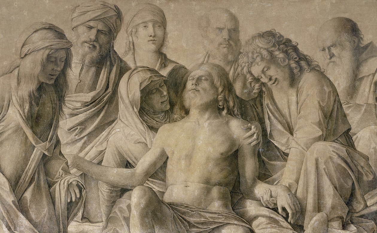 Pieta，死去的基督 作者 乔凡尼·贝里尼（Giovanni Bellini）