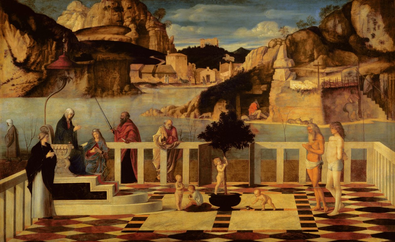 Sacle Allegory，c.1487 作者 乔凡尼·贝里尼（Giovanni Bellini）