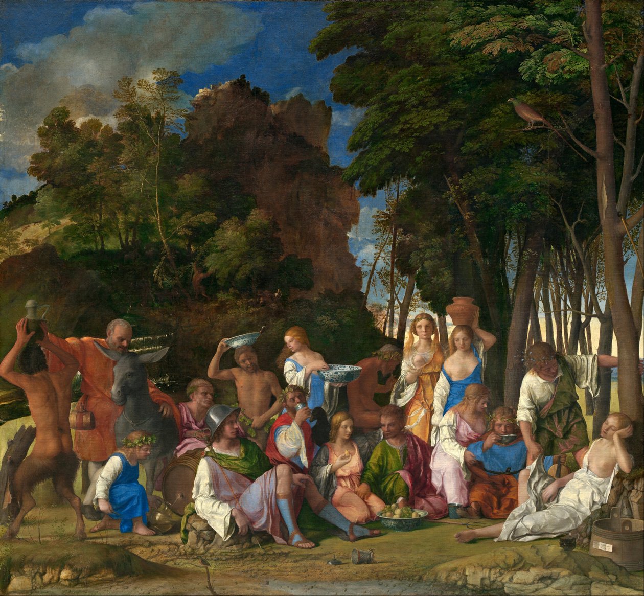 众神的盛宴 作者 乔凡尼·贝里尼（Giovanni Bellini）