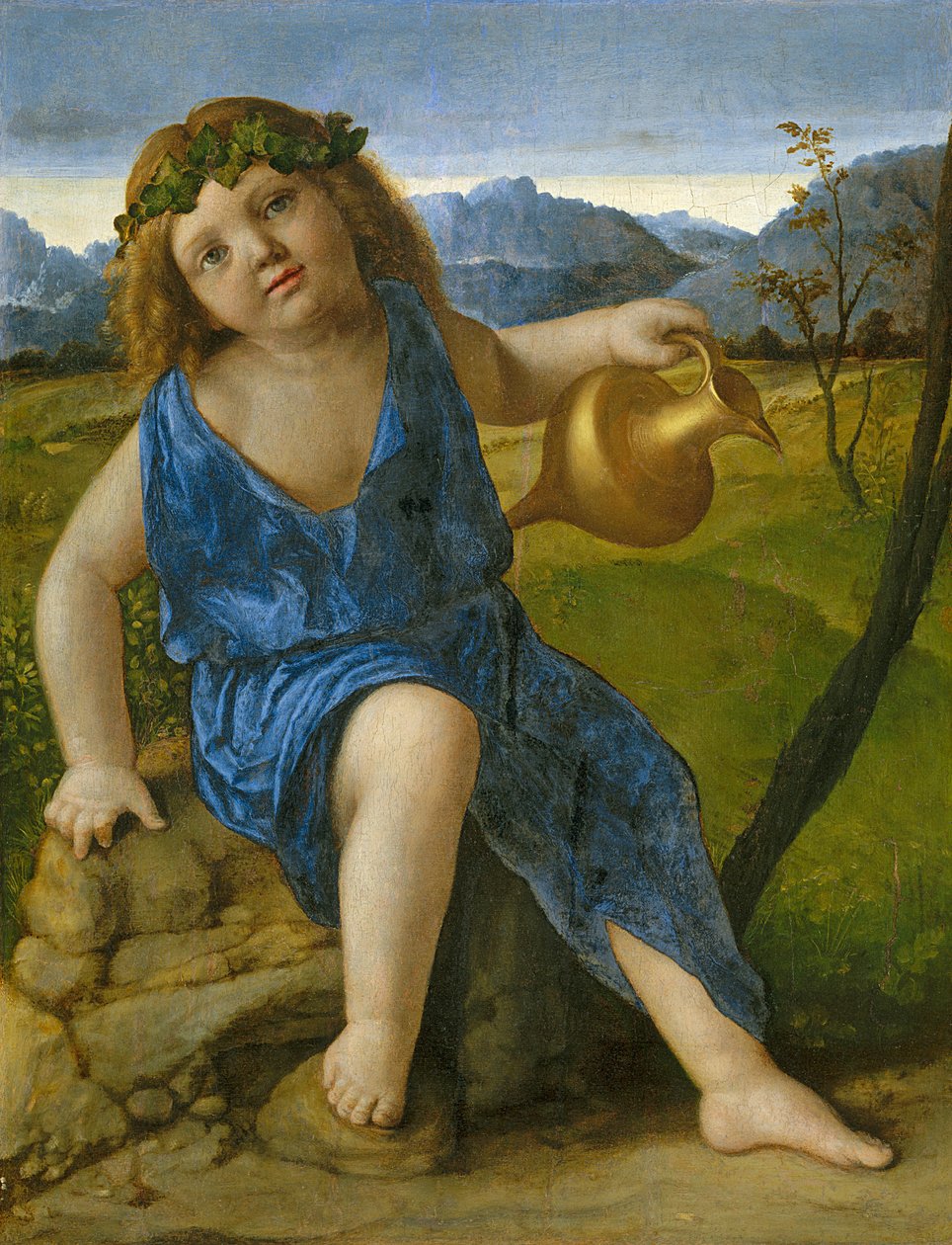 婴儿巴克斯，c.1505-10 作者 乔凡尼·贝里尼（Giovanni Bellini）