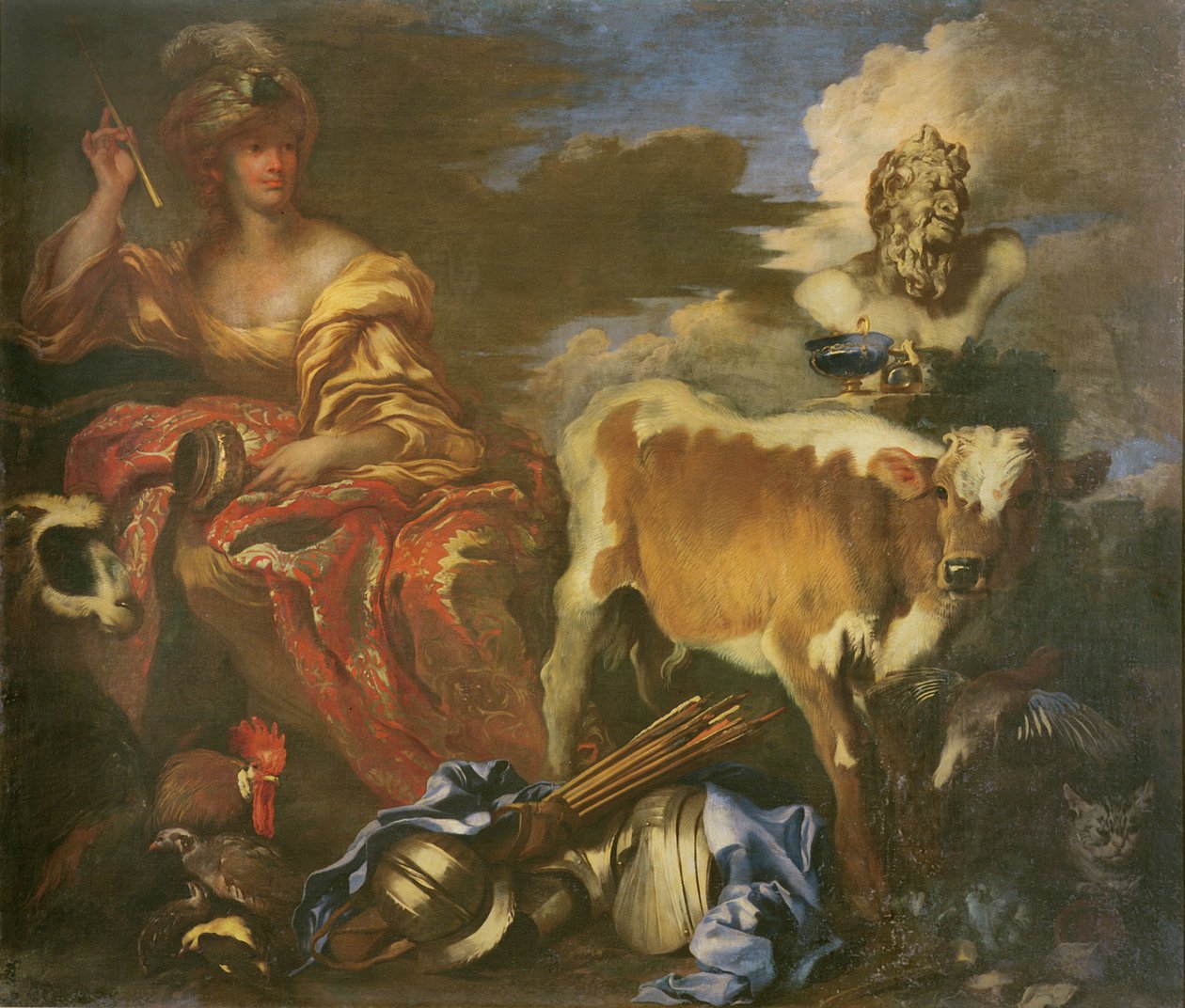 Circe，c.1653 作者 乔凡尼·贝内代托·卡斯蒂廖内