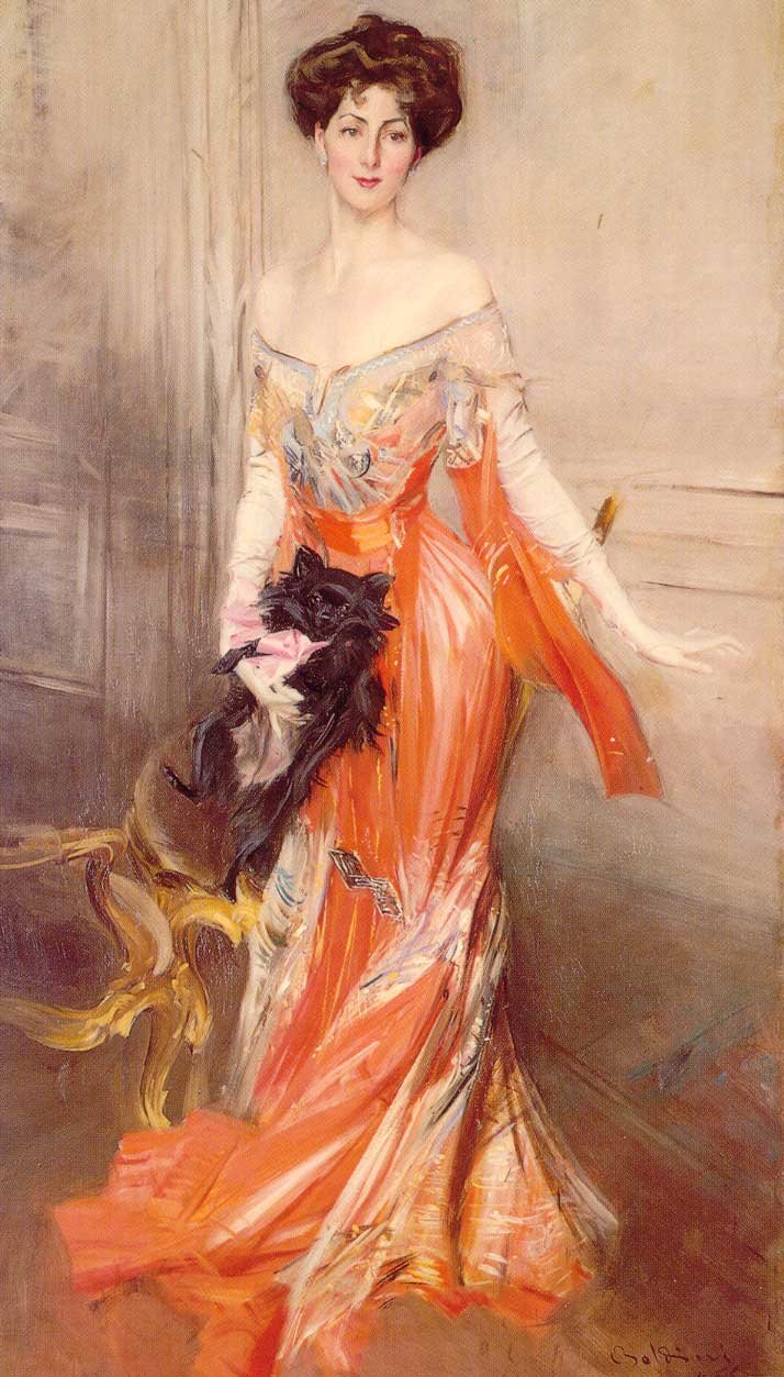 Elizabeth Wharton Drexel的肖像 作者 乔凡尼·博尔迪尼（Giovanni Boldini）