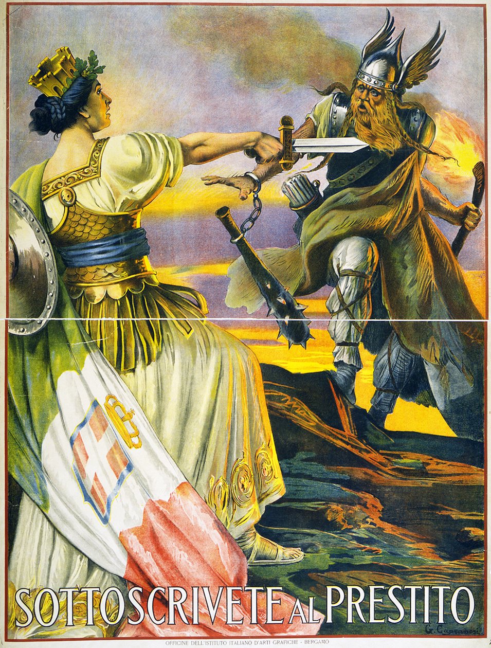 订阅贷款，1917年 作者 乔凡尼·卡普拉内西（Giovanni Capranesi）