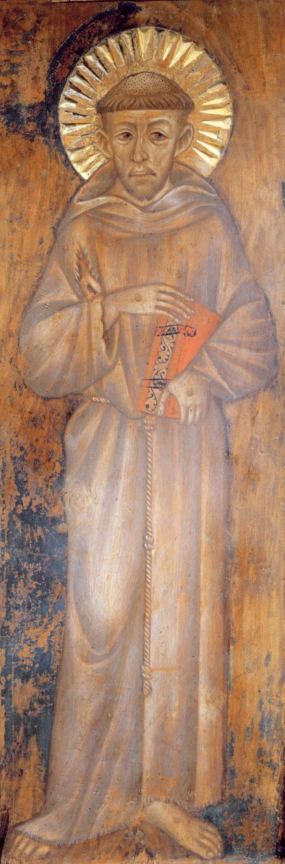 圣弗朗西斯的肖像，c.1285 作者 乔凡尼·西马布（Giovanni Cimabue）