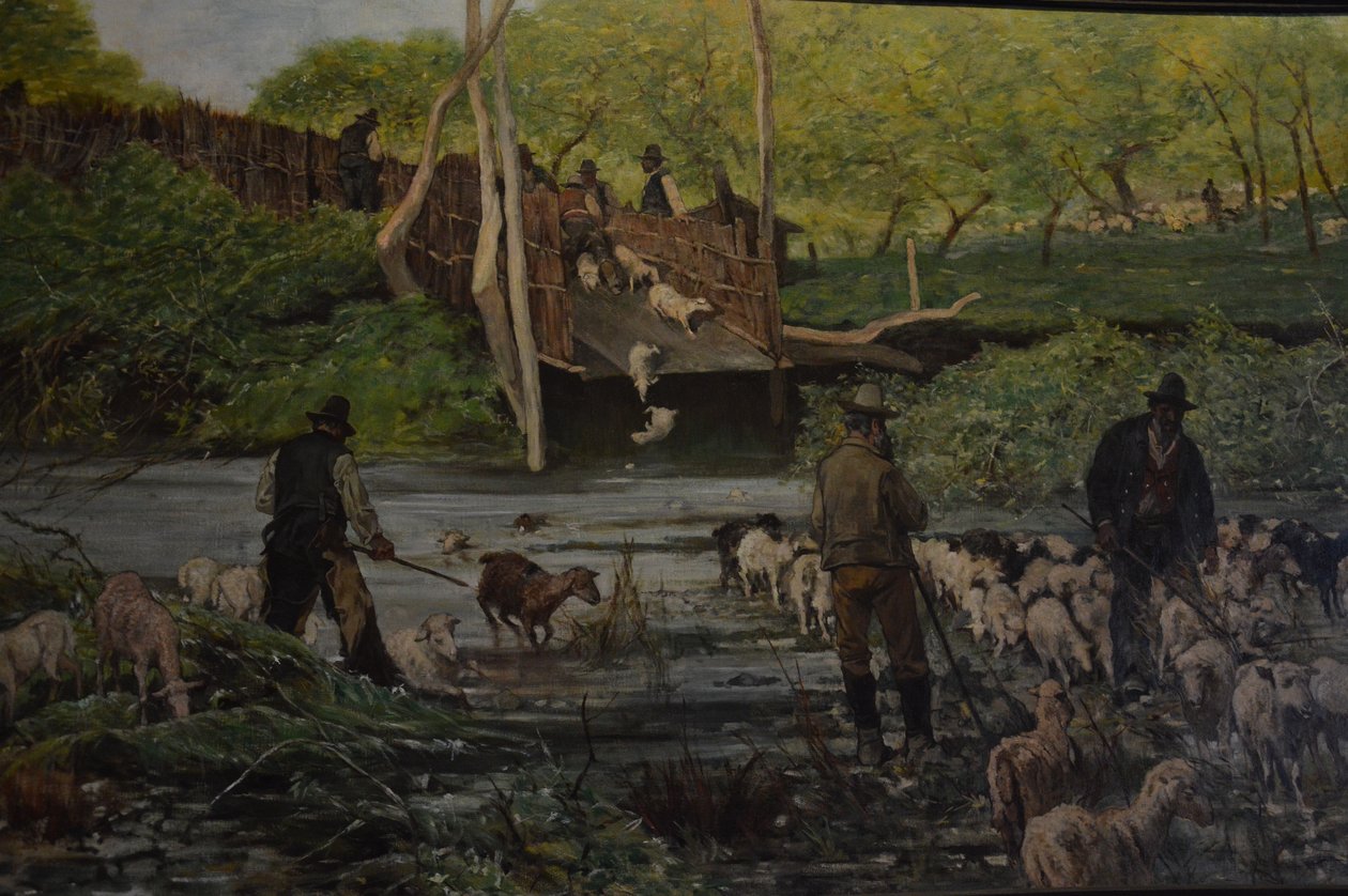 Salto delle Pecore 作者 乔凡尼·法托里（Giovanni Fattori）