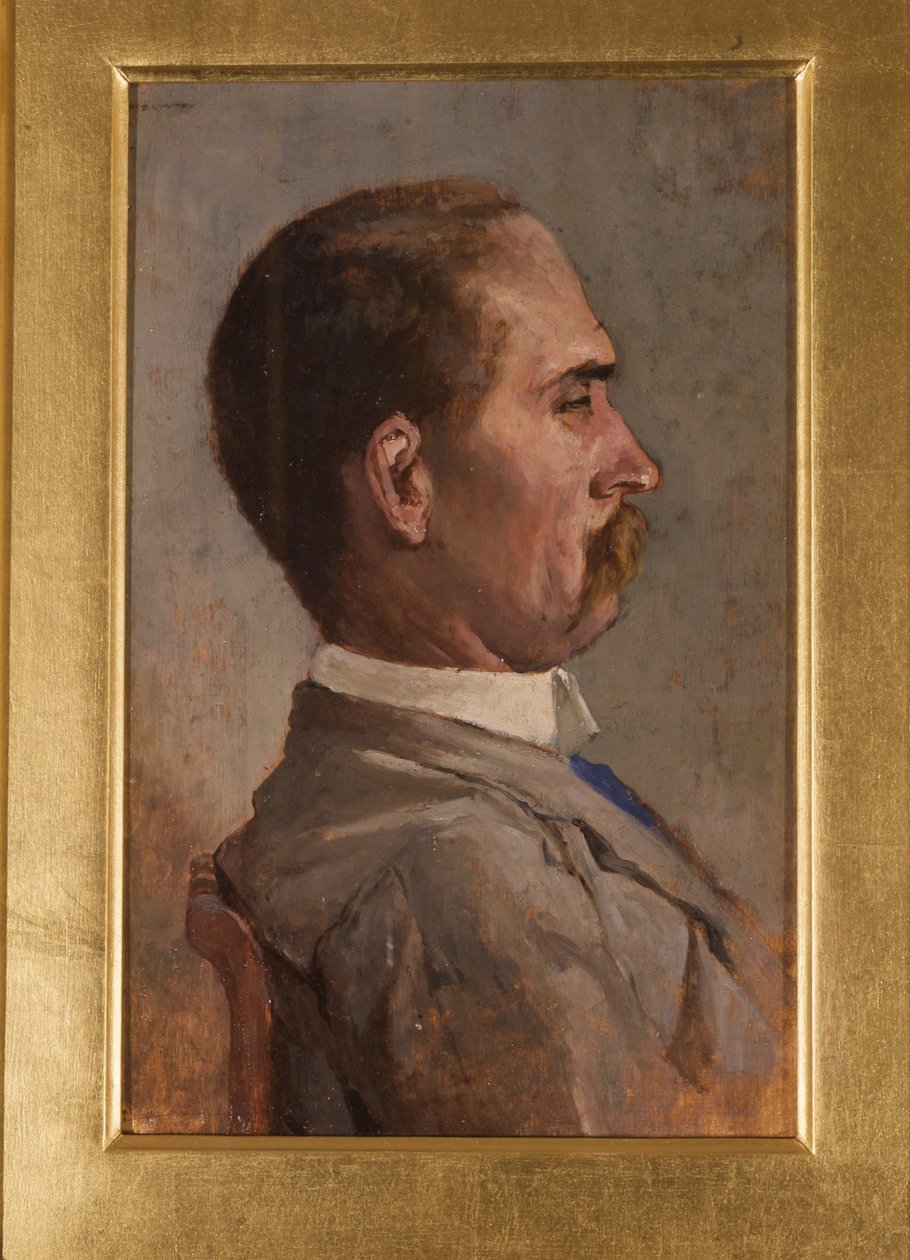 马佐利先生的肖像 作者 乔凡尼·法托里（Giovanni Fattori）