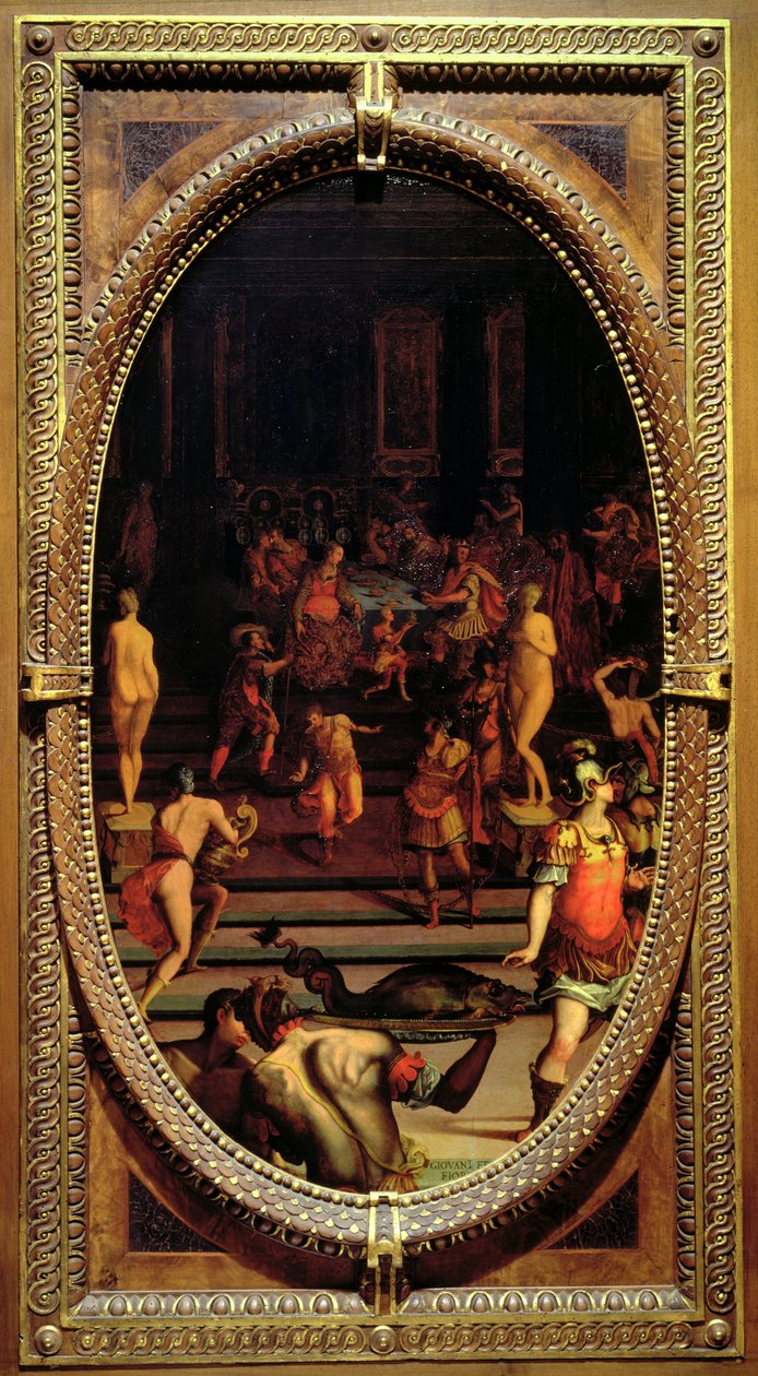 聚合物环，1572年（石板上的油） 作者 乔凡尼·费迪尼（Giovanni Fedini）