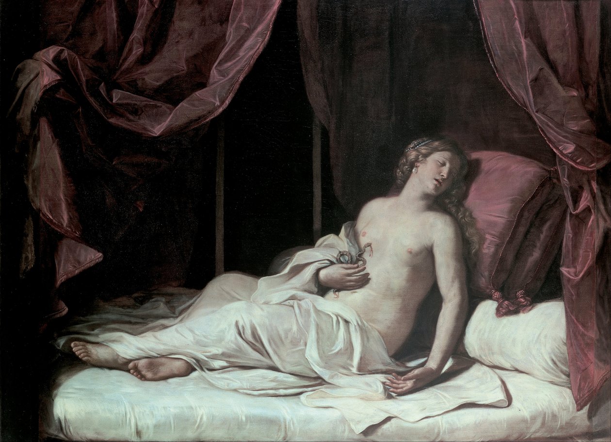 克娄巴特拉之死 作者 乔瓦尼·弗朗切斯科·巴尔比里（Il Guercino）