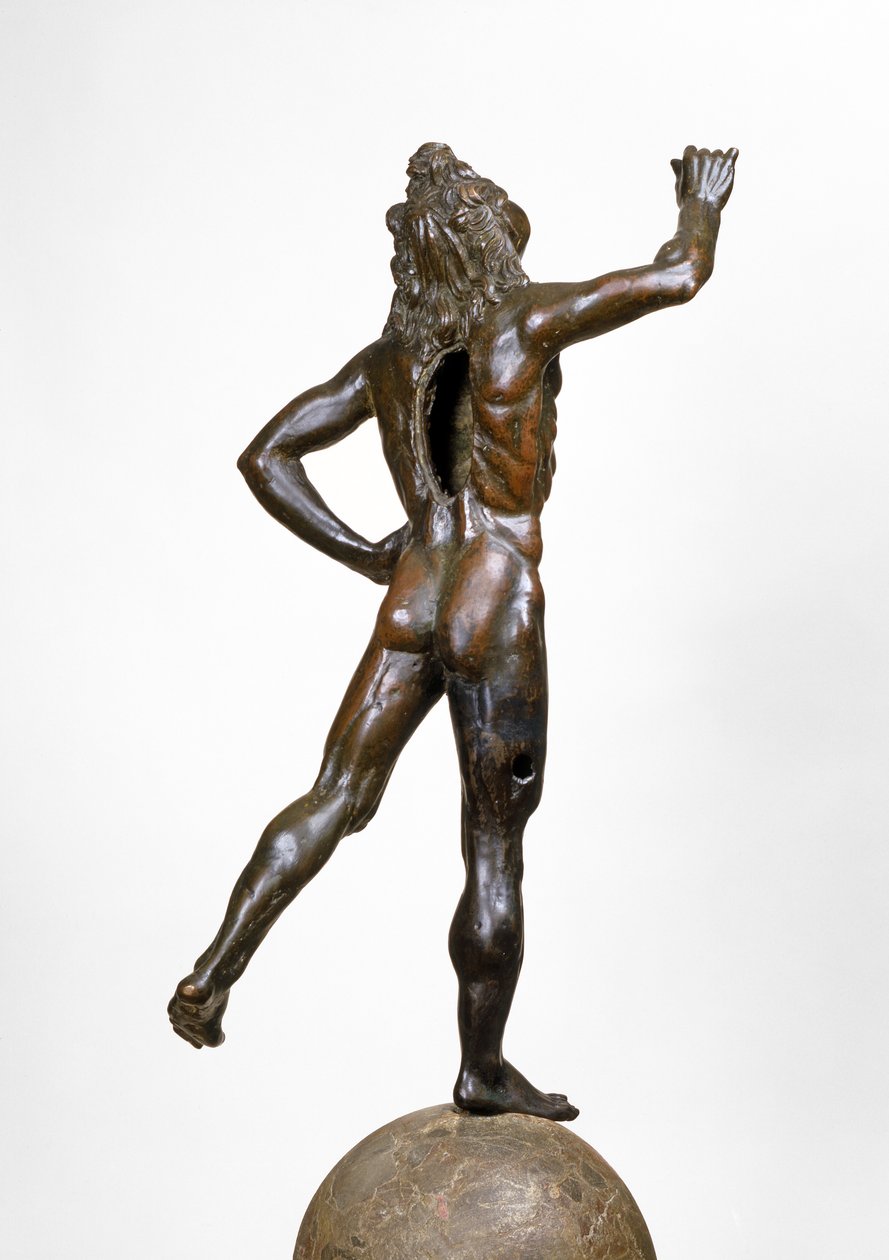 Mercury Taking Flight，c.1515（铜合金，角砾岩和木材） 作者 乔凡尼·弗朗切斯科·鲁斯蒂奇