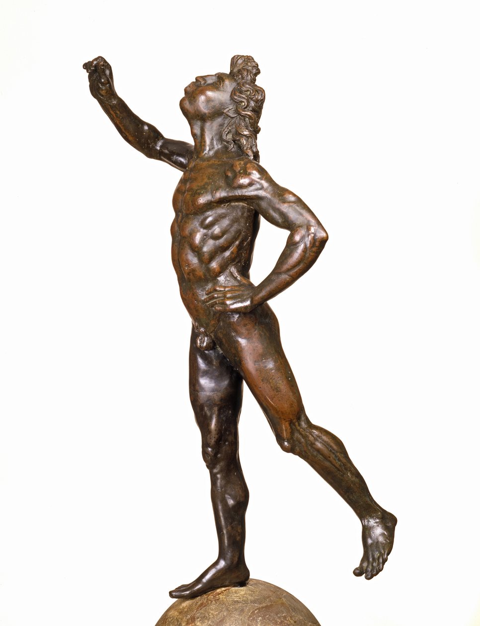 Mercury Taking Flight，c.1515（铜合金，角砾岩和木材） 作者 乔凡尼·弗朗切斯科·鲁斯蒂奇