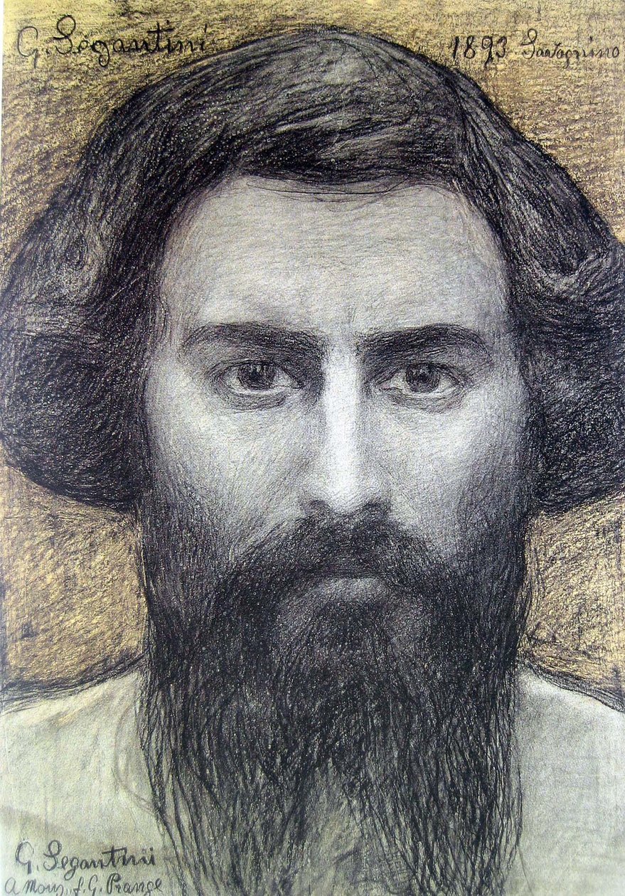自画像 作者 乔凡尼·塞甘蒂尼（Giovanni Segantini）