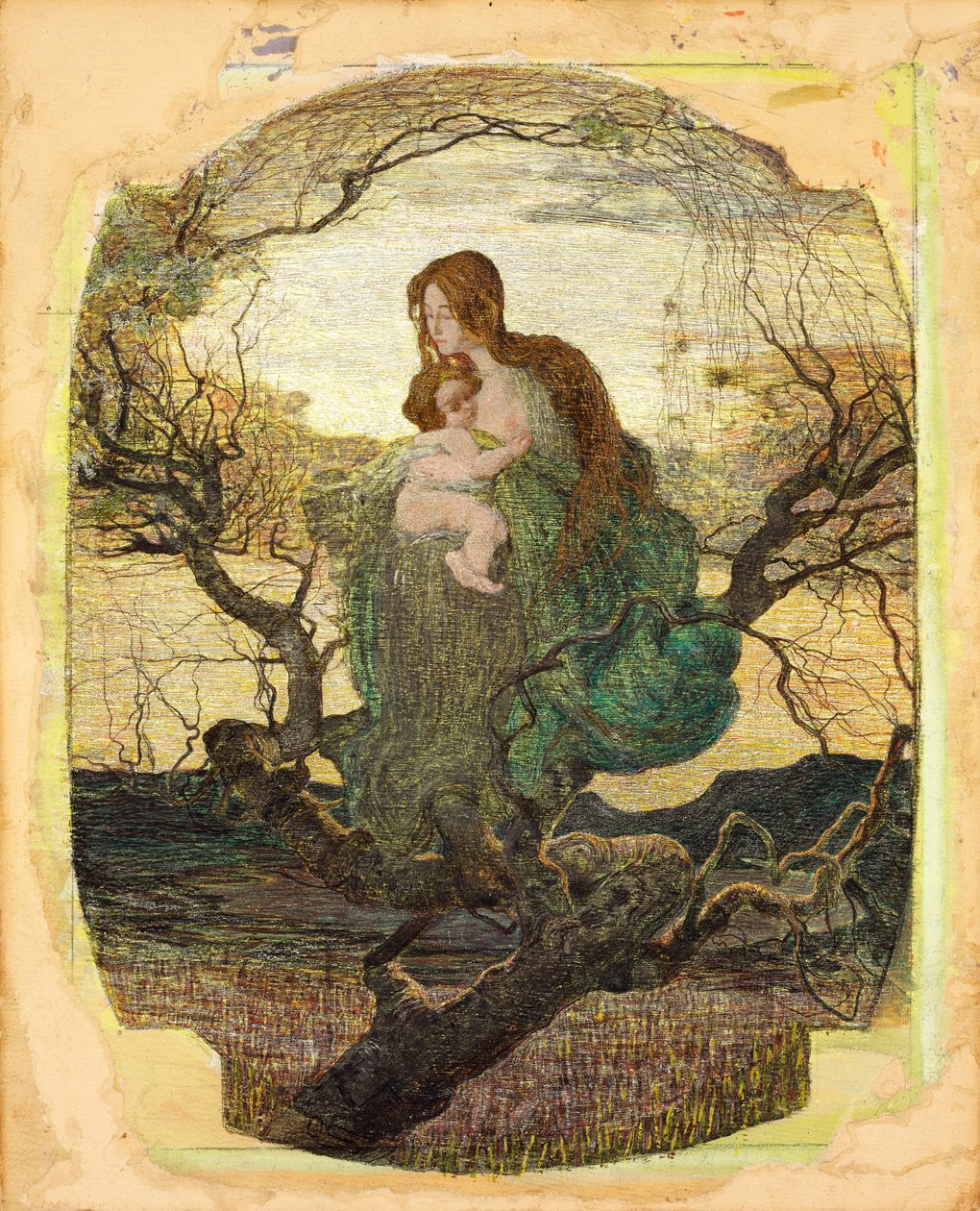 生命的天使 作者 乔凡尼·塞甘蒂尼（Giovanni Segantini）