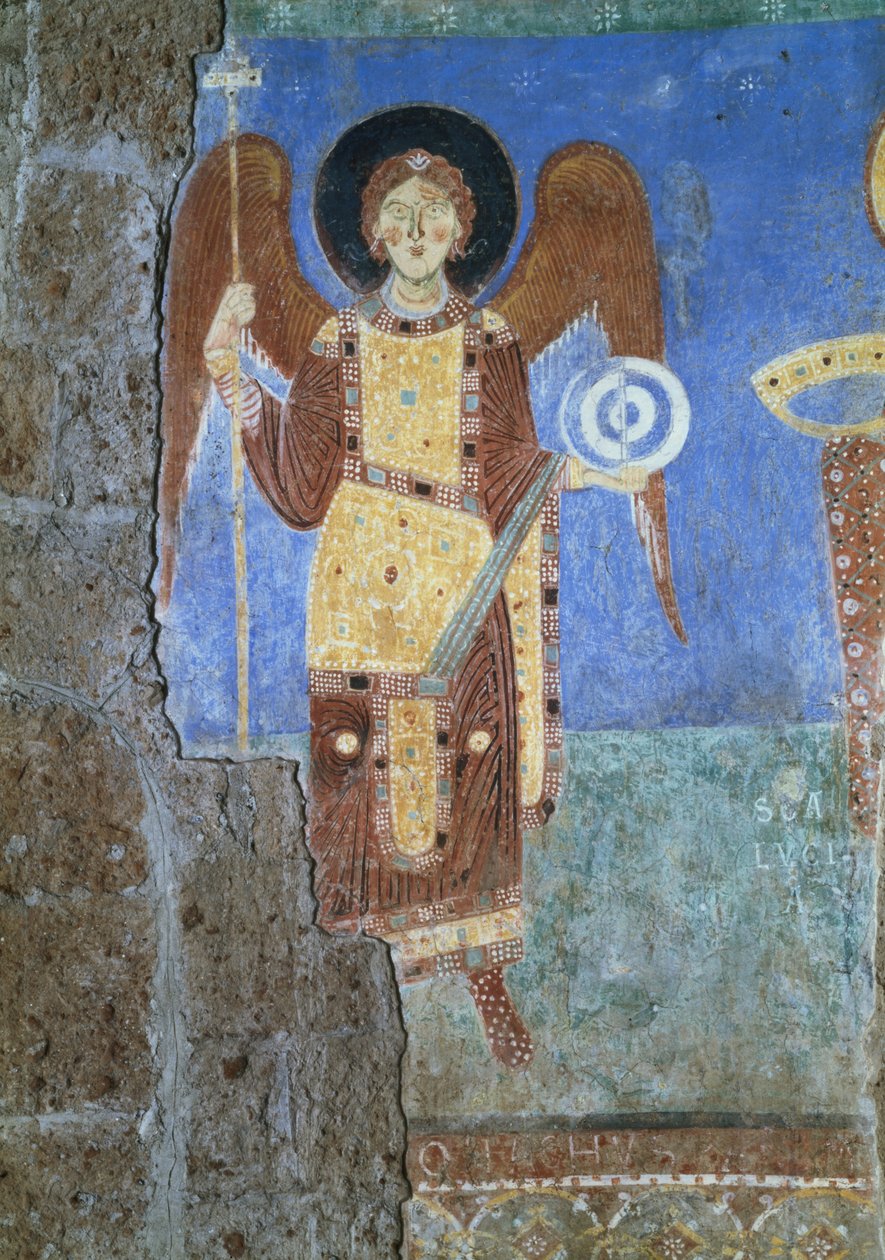 来自后殿的天使，c.1100 作者 乔凡尼和斯特凡诺