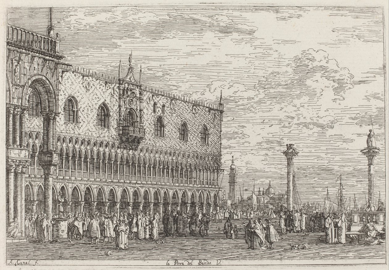 皮耶拉德尔班多。 V. 作者 乔瓦尼·安东尼奥运河（Canaletto）