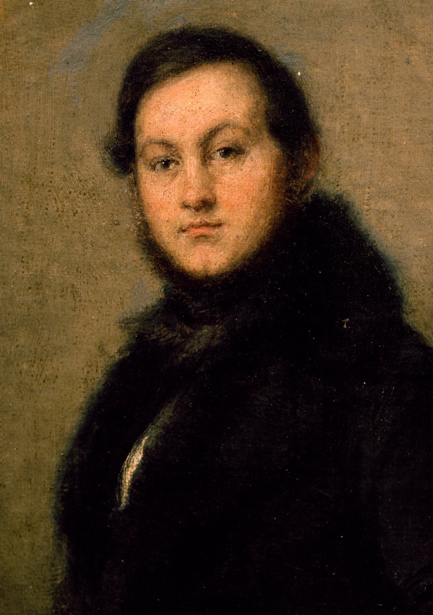 歌剧歌手Ignazio Marini（1811-1873）的肖像，由Giovanni Carnovali（被称为Piccio）（1808-1873）创作。意大利 作者 乔瓦尼·卡诺瓦利