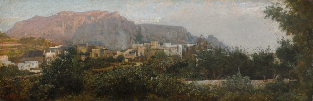 卡普里的黄昏时光 作者 乔瓦尼（1826-1903）科斯塔
