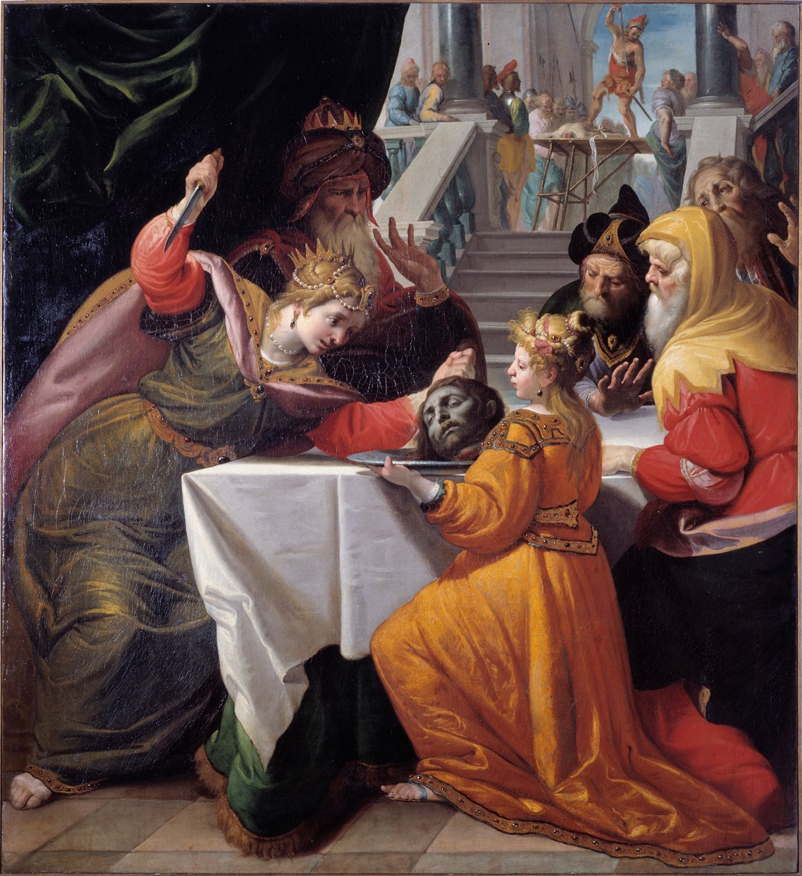 Salome with st John Baptist