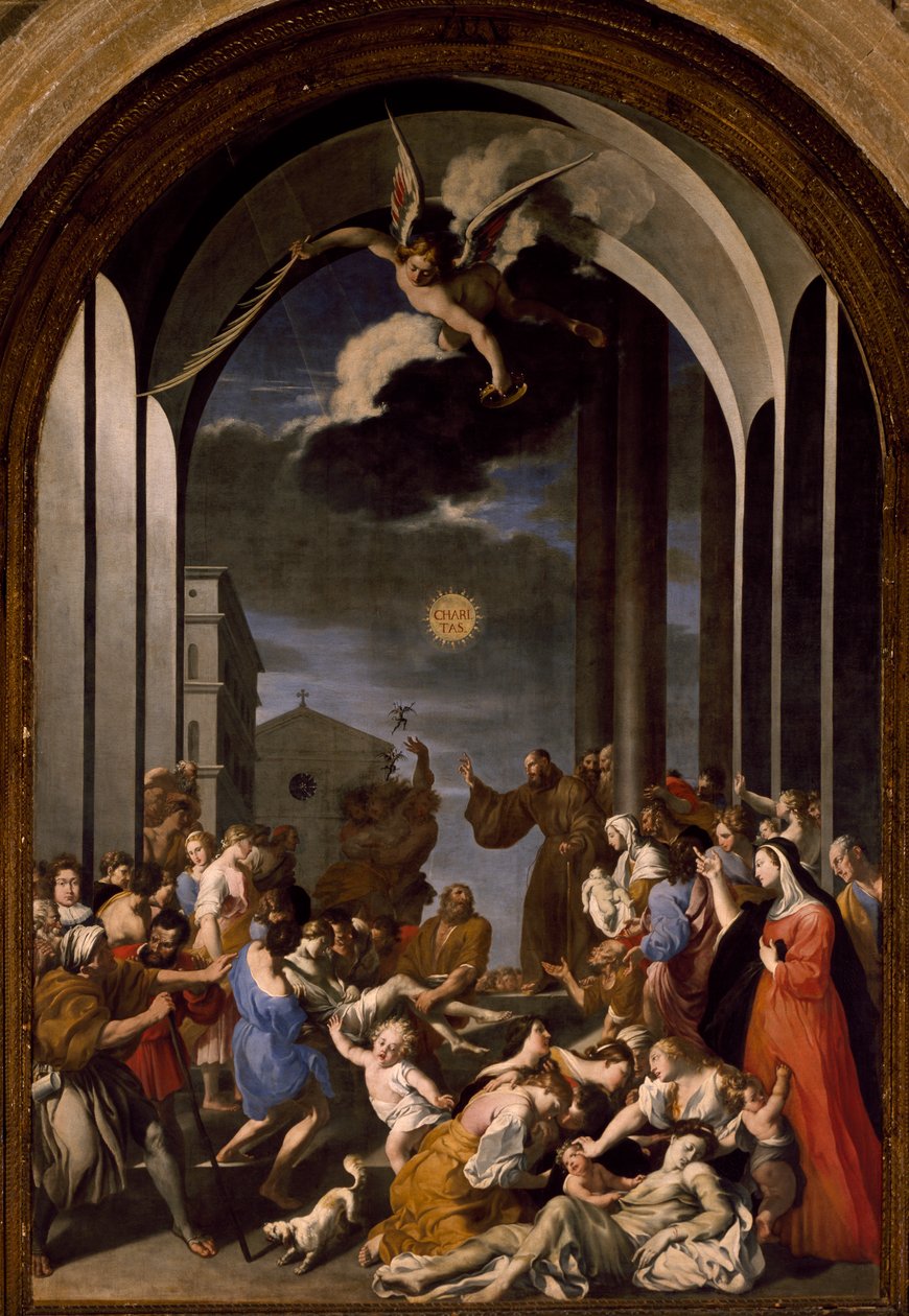 乔瓦尼-安德烈亚-科波拉（Giovanni Andrea Coppola，1597-1659 年）的《圣方济各的奇迹》，意大利加利波利圣阿加塔大教堂 作者 乔凡尼·安德里亚·科波拉