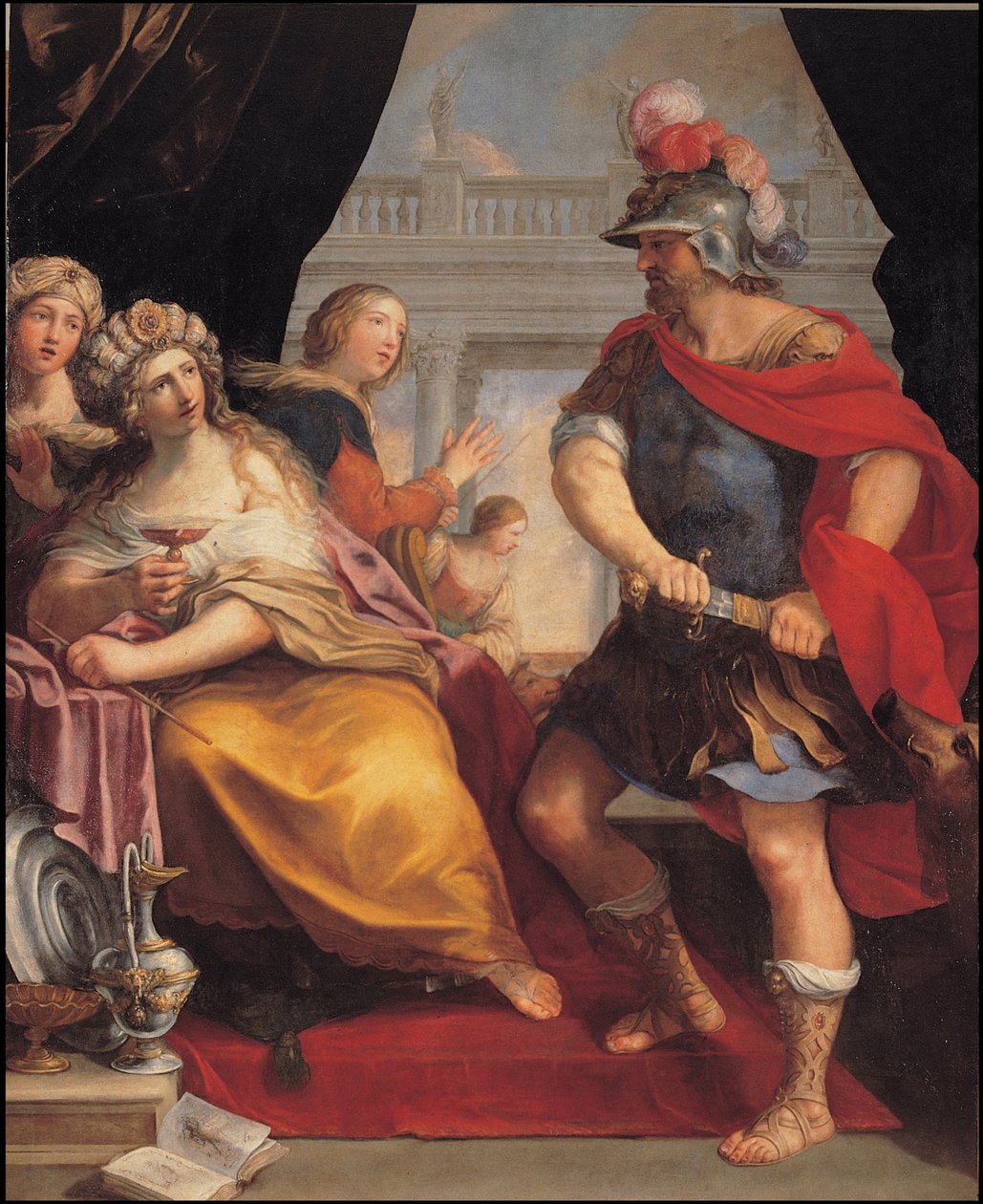 尤利西斯和Circe，c。 1650-1660年 作者 乔凡尼·安德里亚·西拉尼（Giovanni Andrea Sirani）