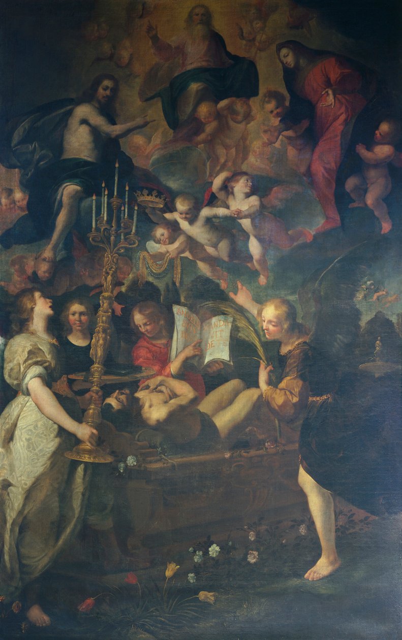 正义之死，乔瓦尼·安德烈·德·费拉里 (Giovanni Andrea De Ferrari，1598-1669) 作者 乔凡尼·安德里亚·迪·法拉利